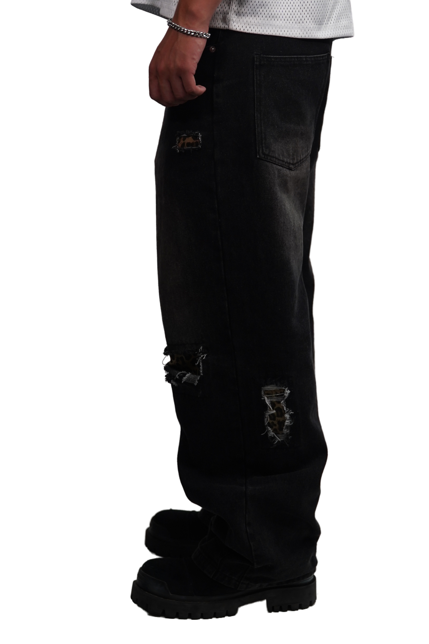 LEOPARD DENIM