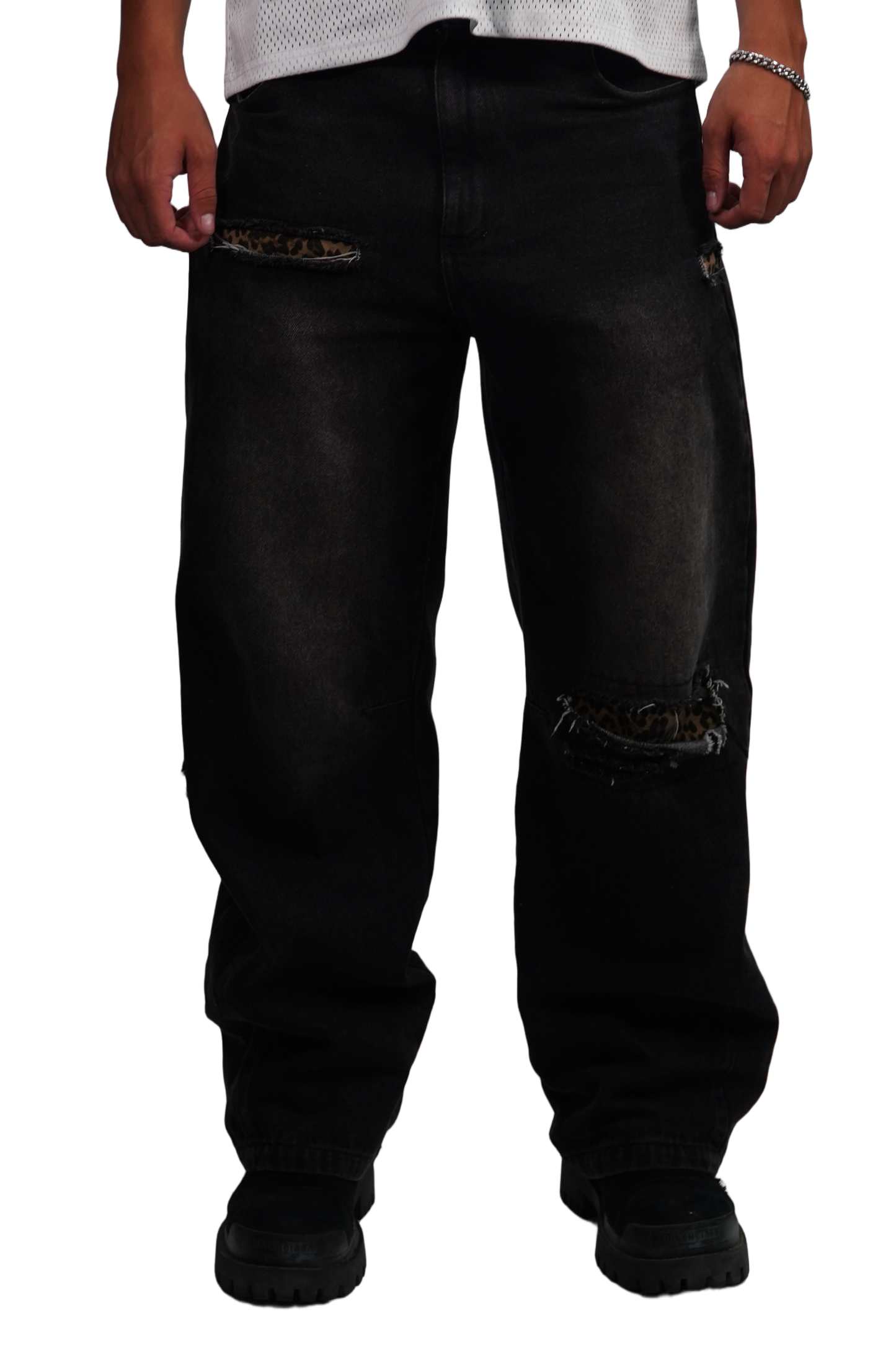 LEOPARD DENIM
