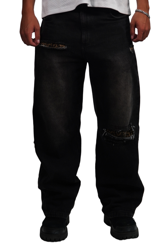 LEOPARD DENIM