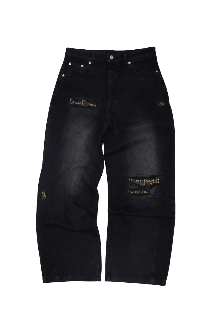 LEOPARD DENIM