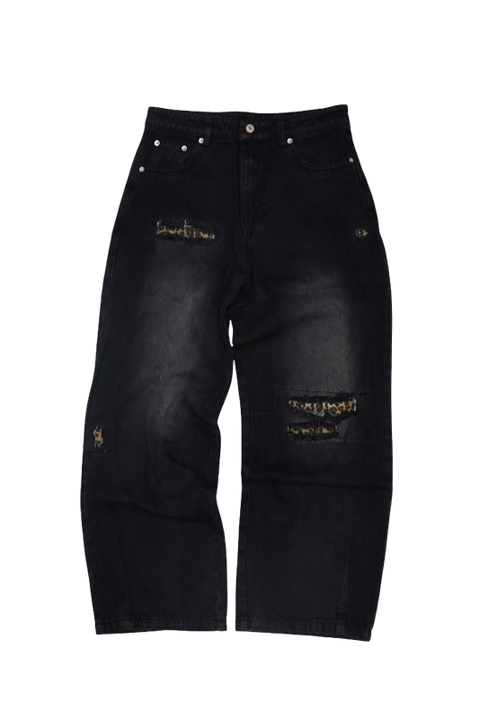 LEOPARD DENIM