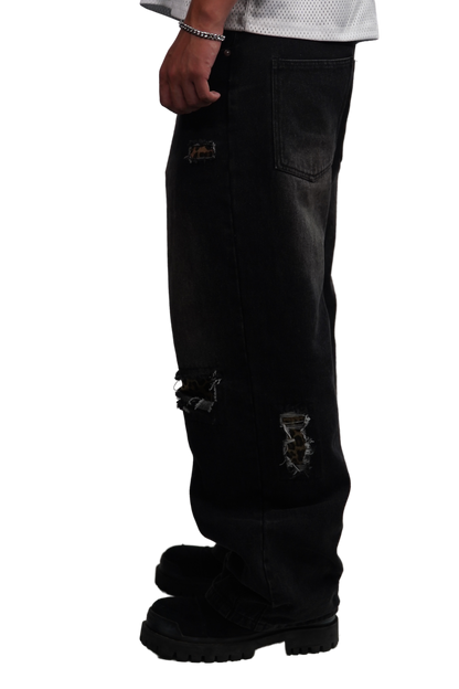 LEOPARD DENIM